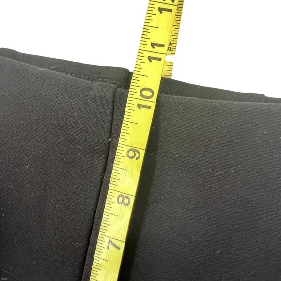 Chicos Black Mid Rise Pull On Straight Pants 1 Medium - Picture 8 of 12